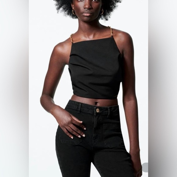 NWT Zara Black Flare Jeans 6147/169 - Picture 3 of 11